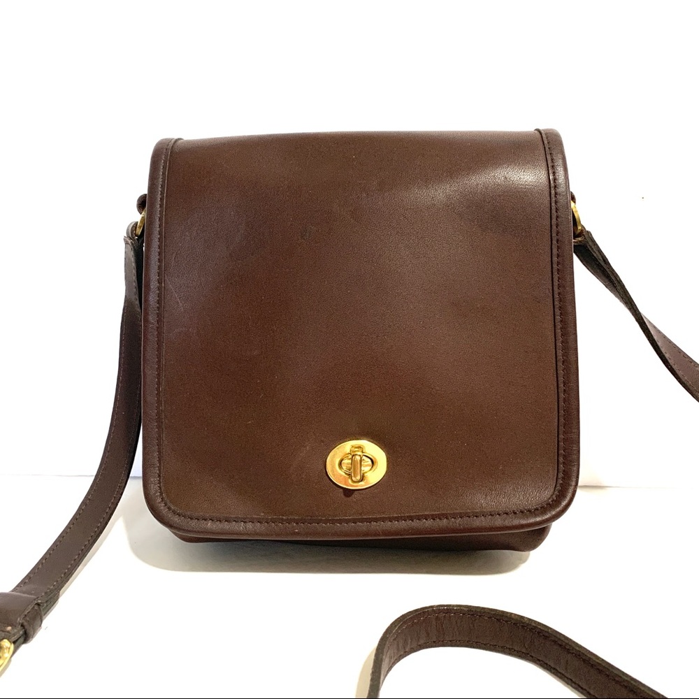 Coach Vintage Companion Flap Turnlock Shoulder Bag